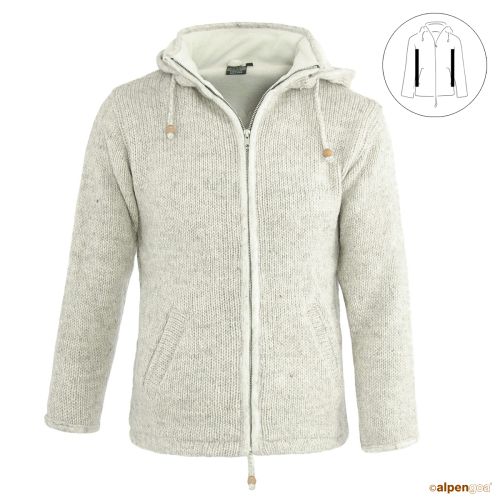 Wolljacke aus Schafwolle Modell Max Übersicht